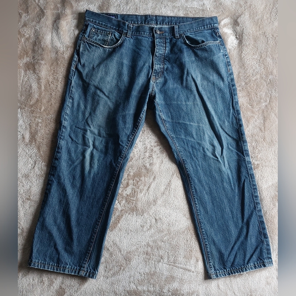 Patagonia Iron Claud Men's Straight Leg Oversized Denim Jeans | 38x26